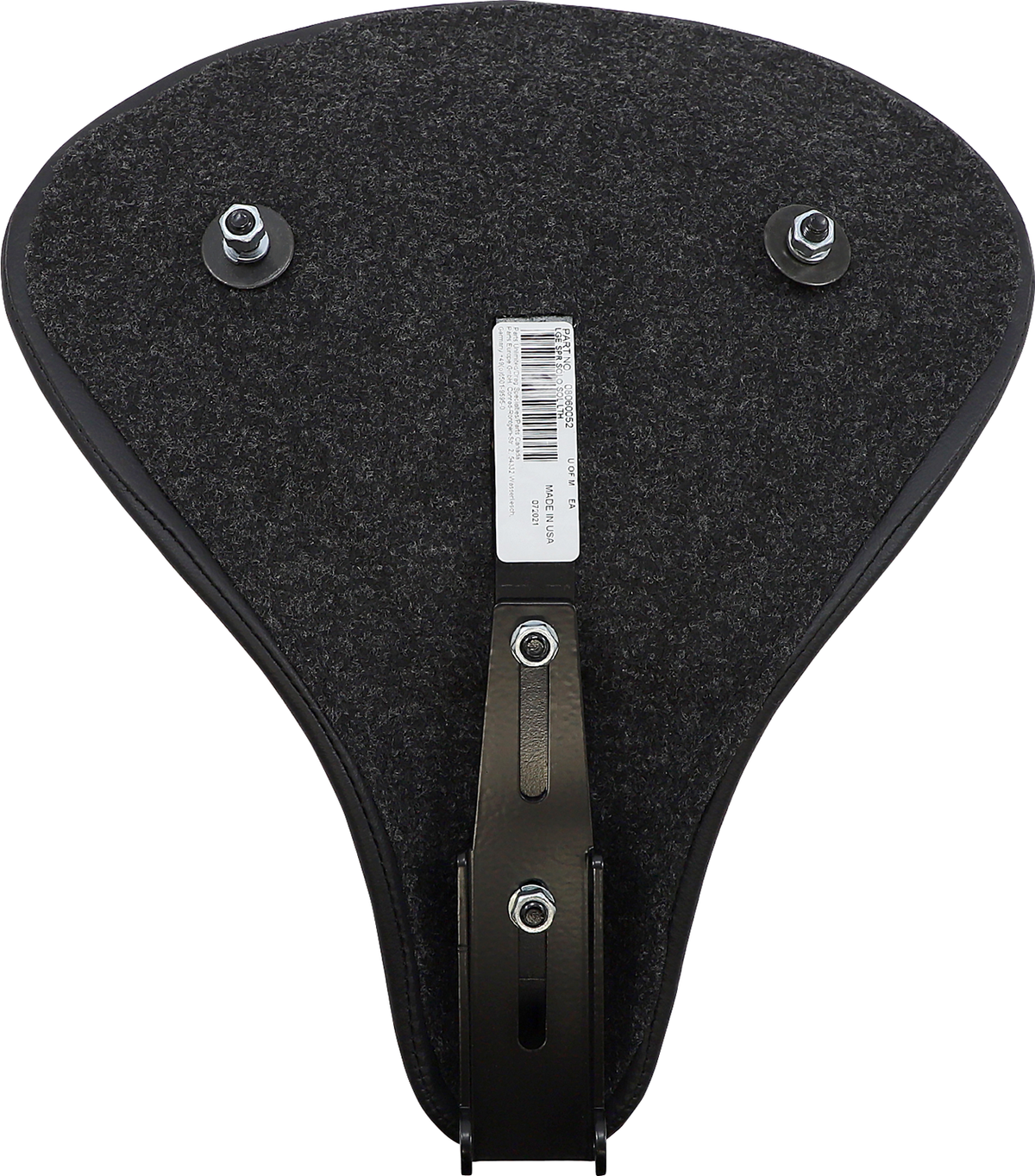 Seat - Spring Solo - Large - Black Solar-Reflective Leather - Smooth