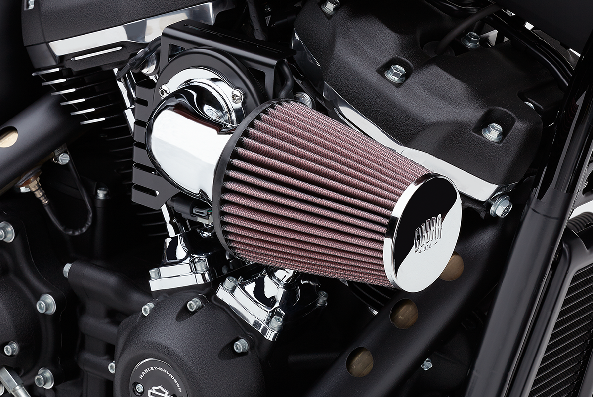 Cone Air Intake Kit - Chrome - Softail