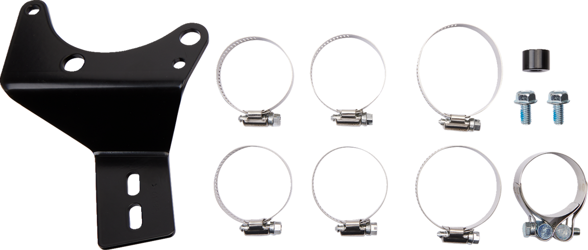Speedster Swept Short Exhaust - Black - '06-'11 Dyna