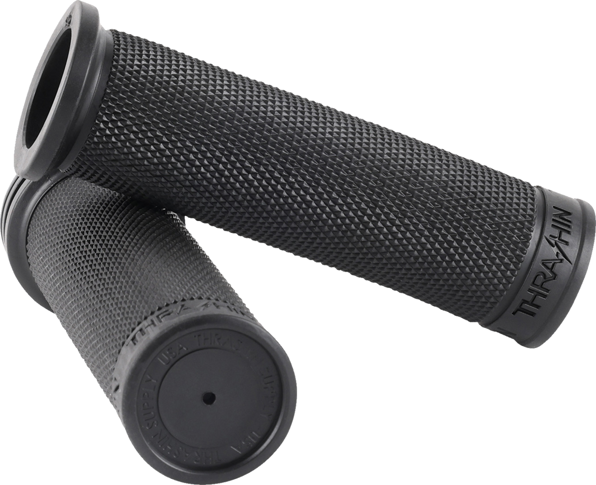 Moto Grips - 1" - Slim - Black