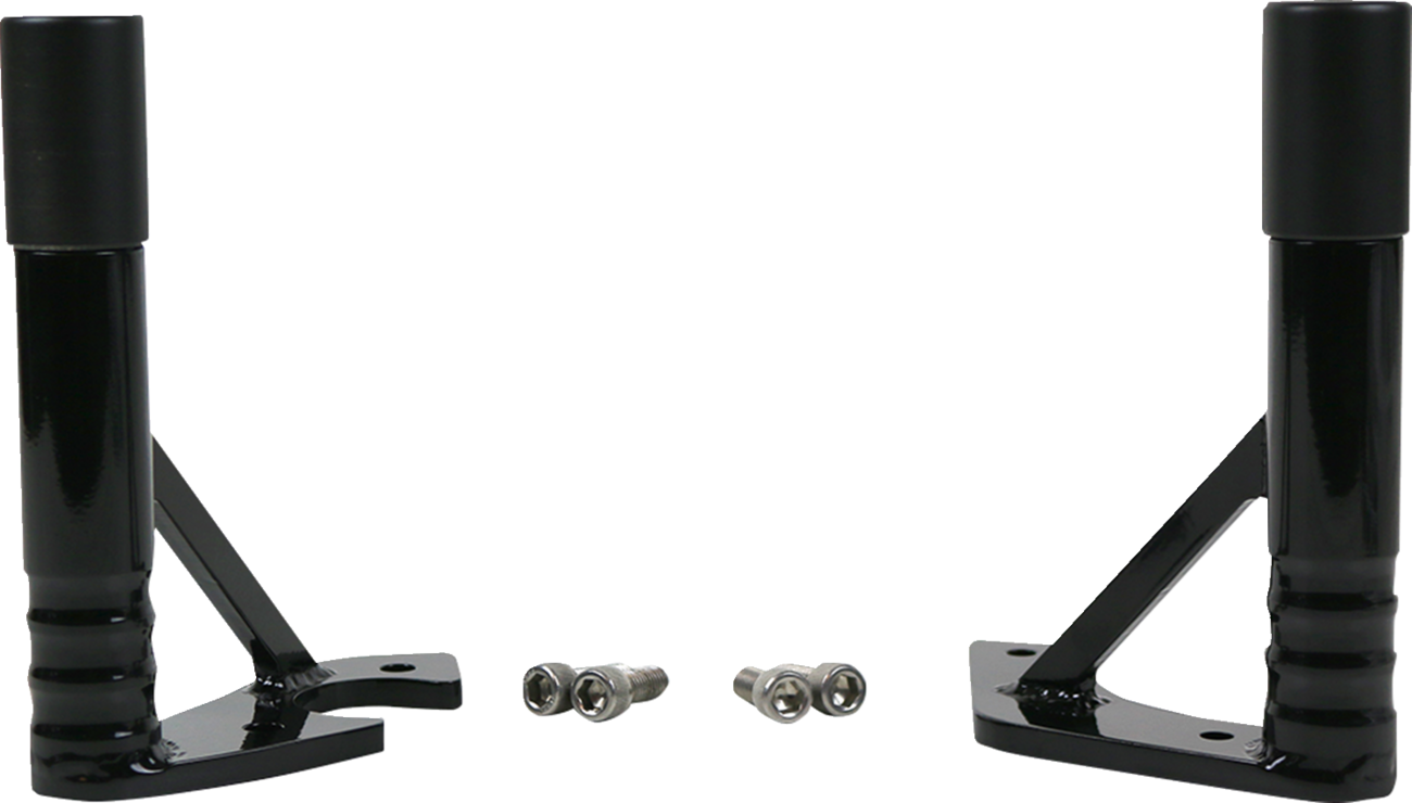 Frame Guards - Rear - Black - Softail