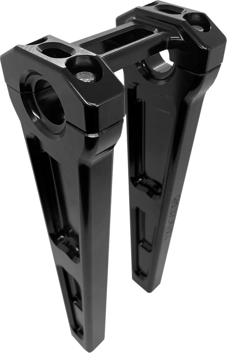 Handlebar Riser Kit - Straight - 1" Clamping - 10" Rise - Black