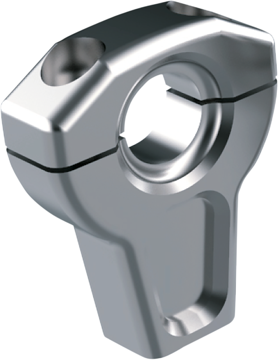Handlebar Riser Kit - Straight - 1" Clamping - 2-1/2" Rise - Raw