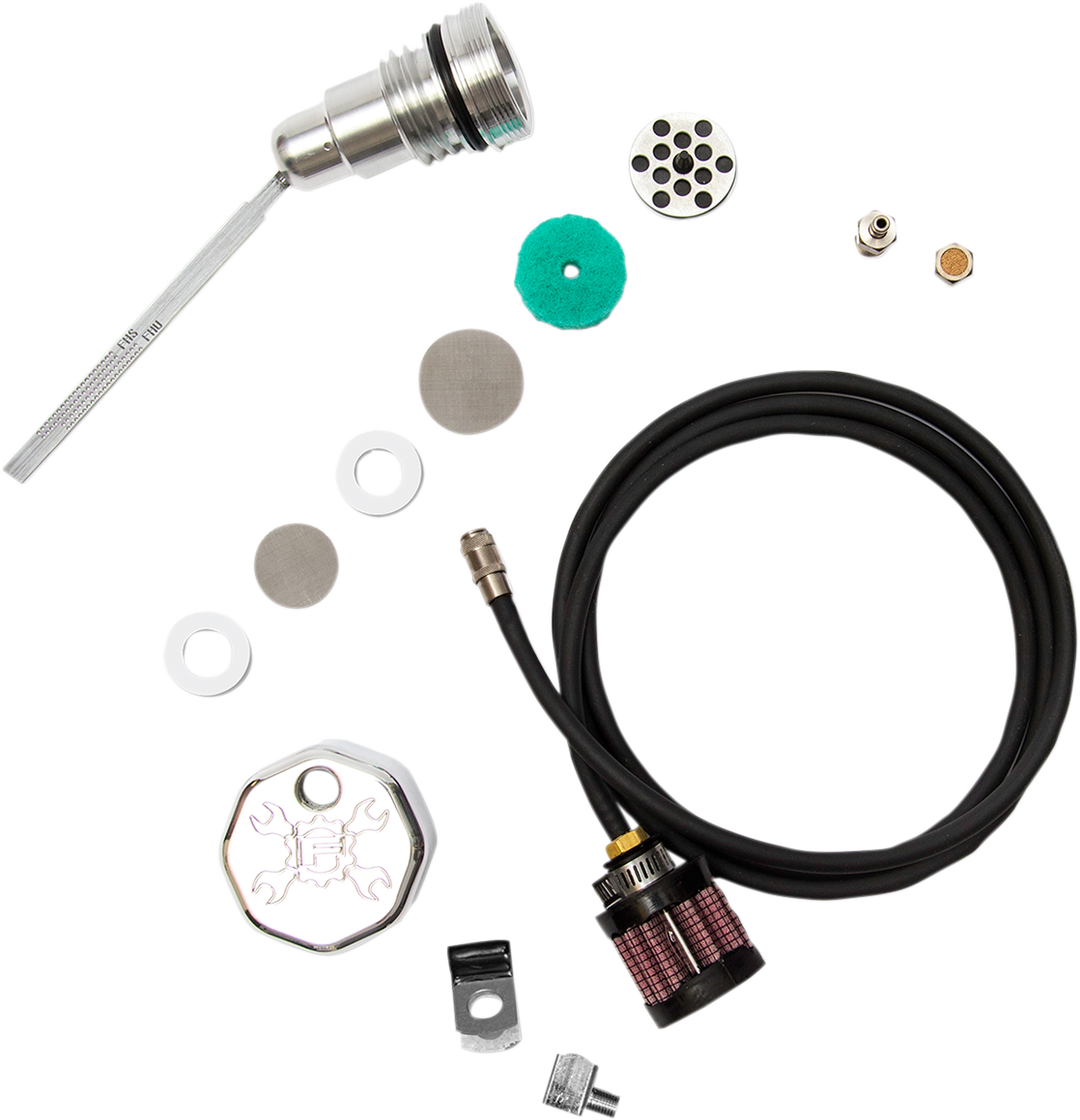 Vented Dipstick - Polished - Dyna