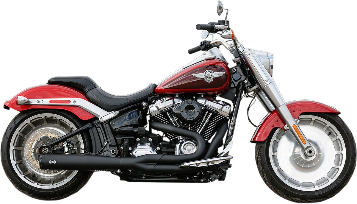 2:1 50 State Exhaust For M8 Softail - Black