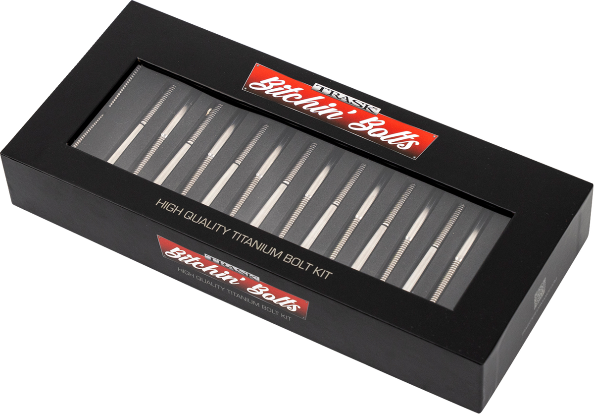 Bitchin' Bolts Hardware Kit - Titanium - M8 - Crankcase