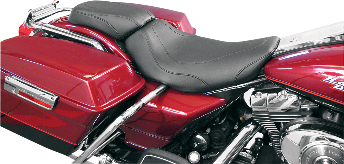 Tripper™ Solo Seat - Without Backrest - Stitched - Black - FLH/FLT '97-'07