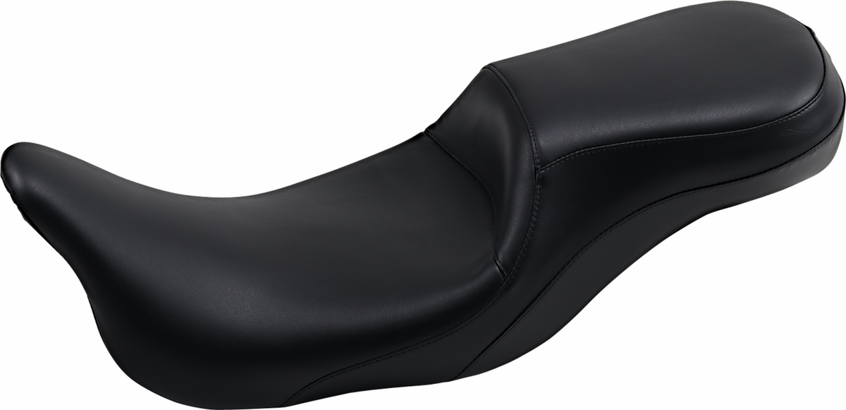 Outcast Daddy Long Legs Seat - 2-Up - W/O Backrest - Smooth - Black - FL '08-'23