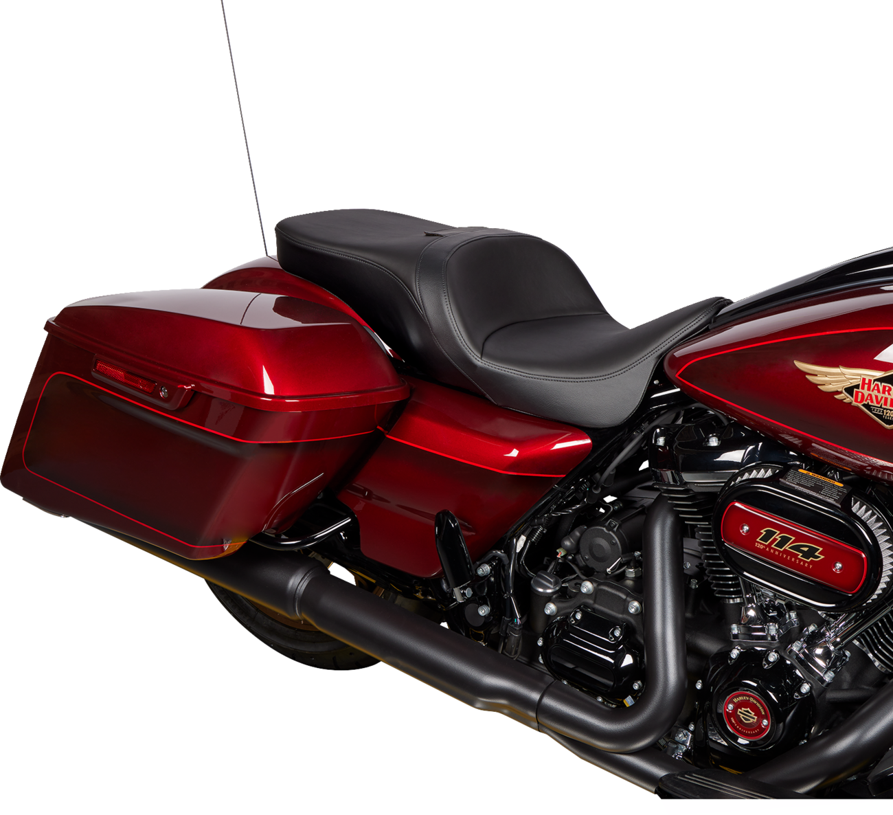 Freedom Seat - Solar Leather - Black - Smooth - FLH '09-'23