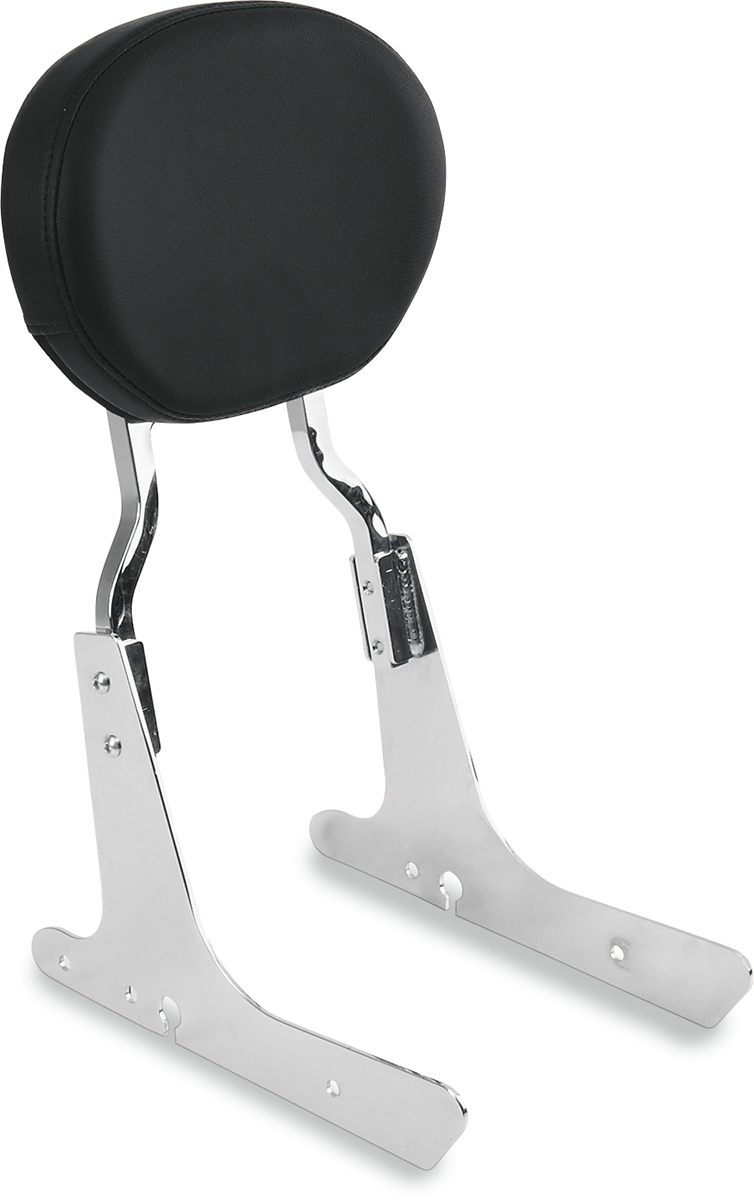 Oval Sissy Bar Pad - Black - Smooth