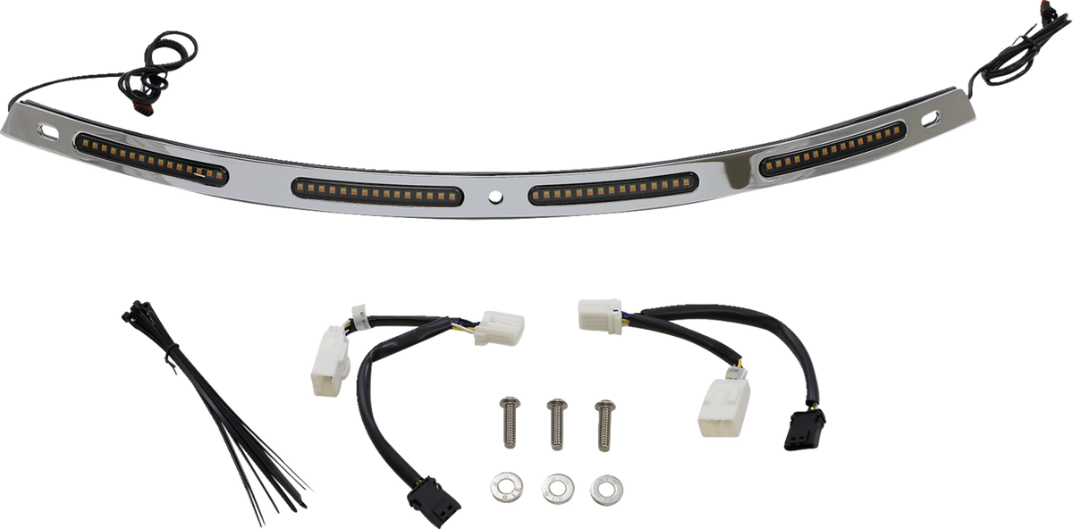 Windshield Trim - Sequential Turn Signals - Chrome