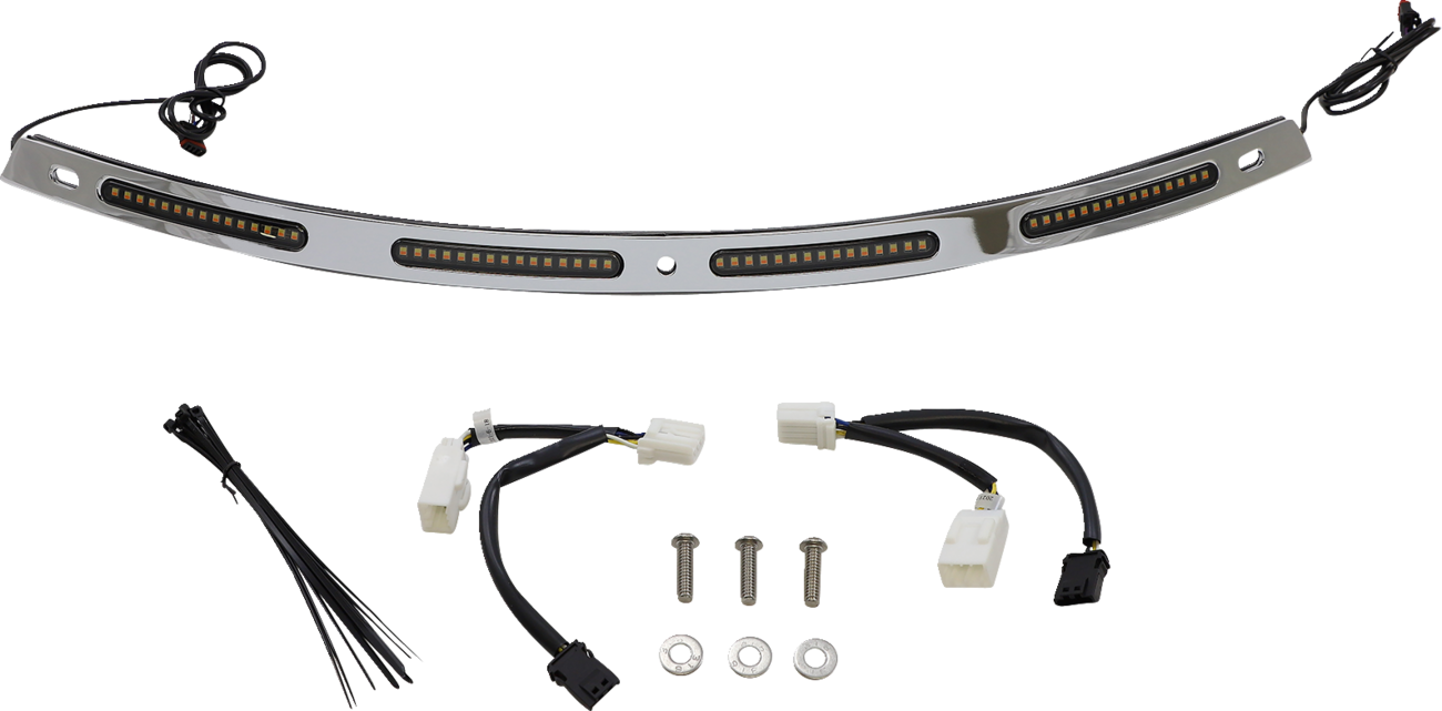 Windshield Trim - Sequential Turn Signals - Chrome