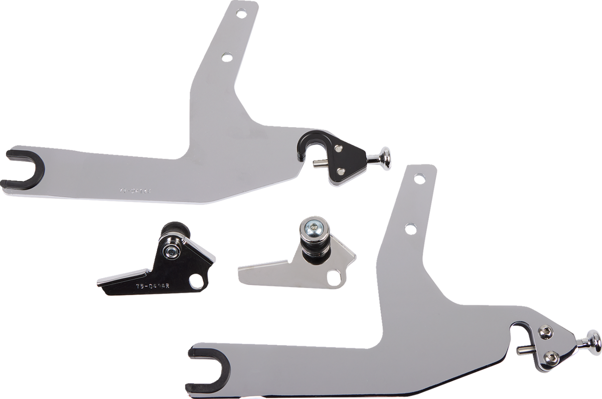 Backrest Kit - 11" - Chrome - Softail