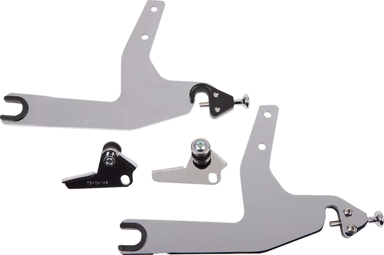 Backrest Kit - 11" - Chrome - Softail