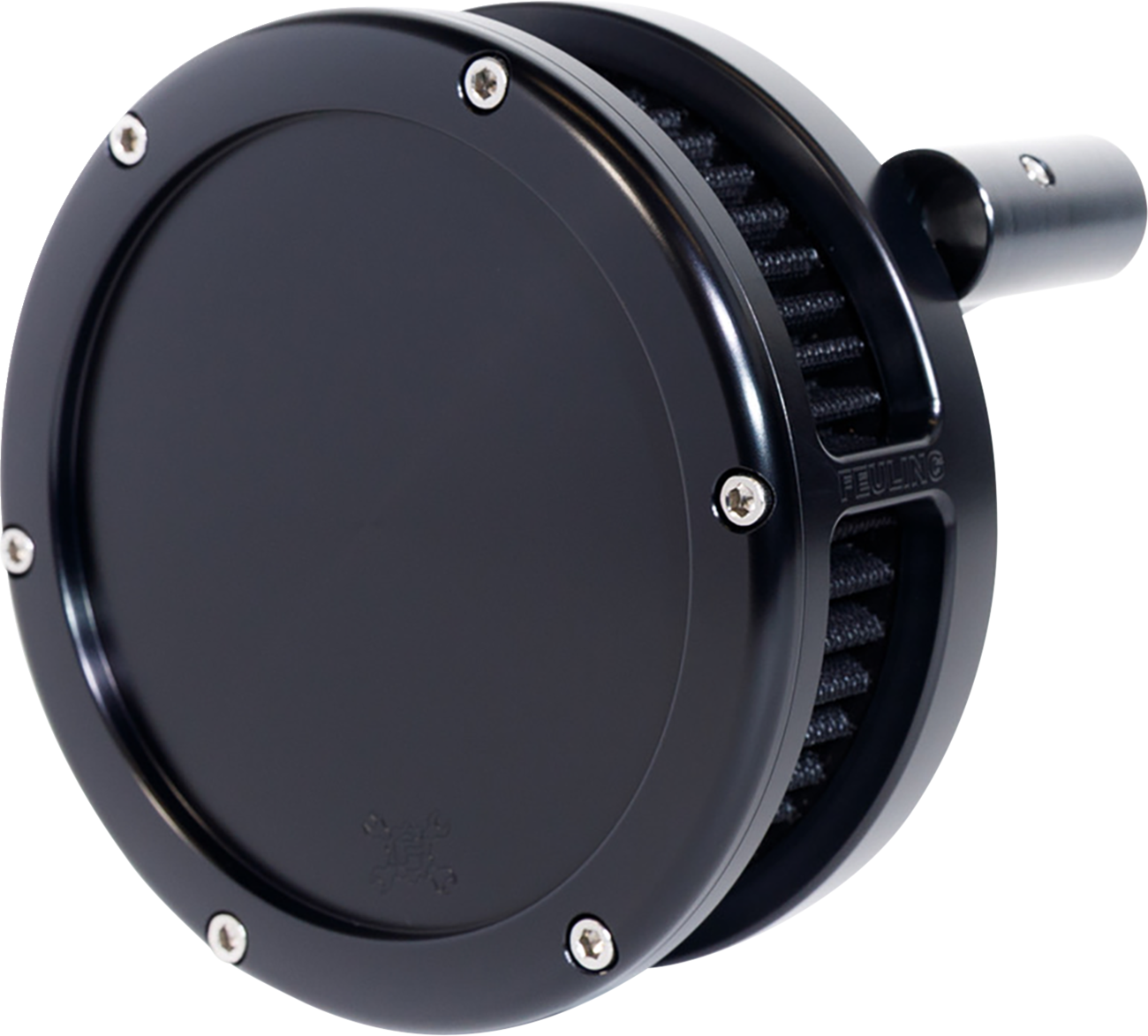 Slim BA Air Cleaner Kit - Black - Black Filter - '93-'99 EVO Big Twin