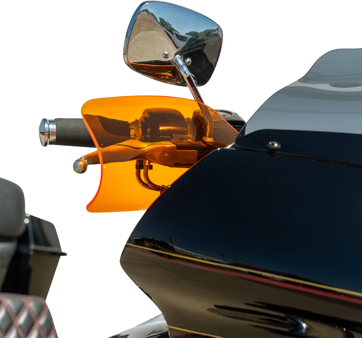 Flare® Handguards - Harley-Davidson Hydraulic Clutch - Orange