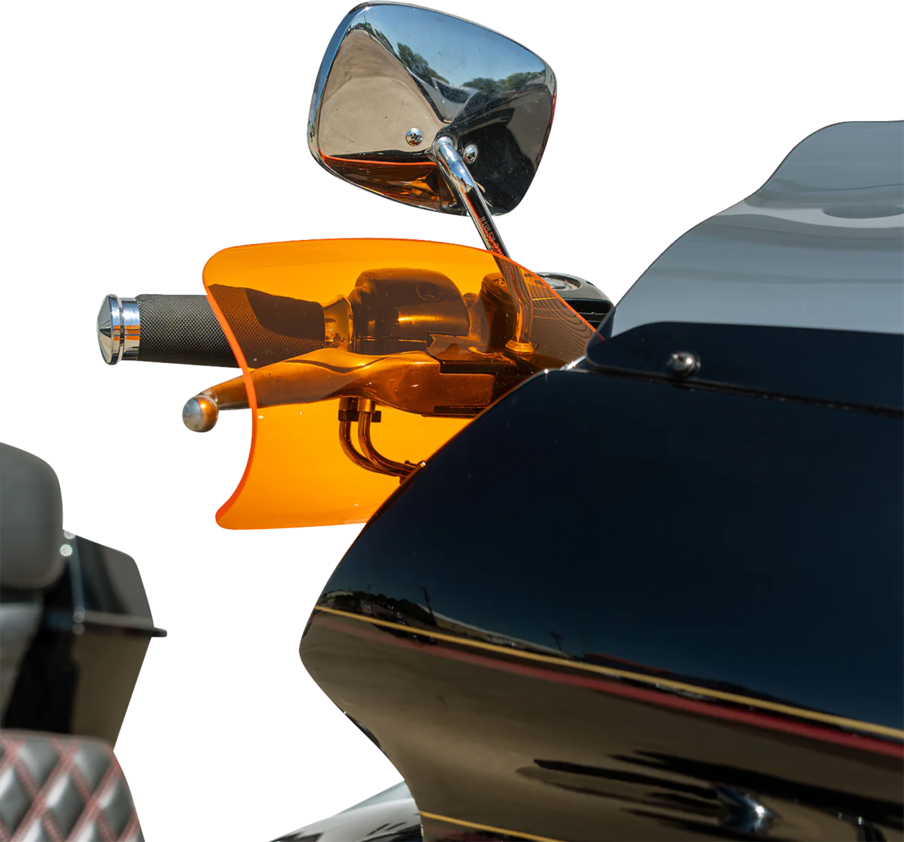 Flare® Handguards - Harley-Davidson Hydraulic Clutch - Orange