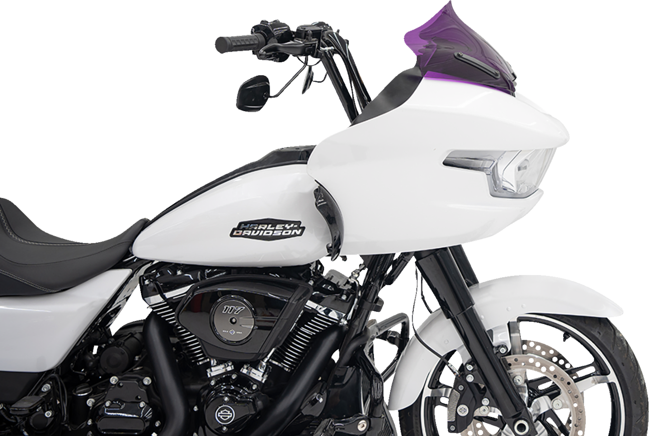 Kolor Flare® Windshield - 10" - Purple - '23-'25 FLTRX