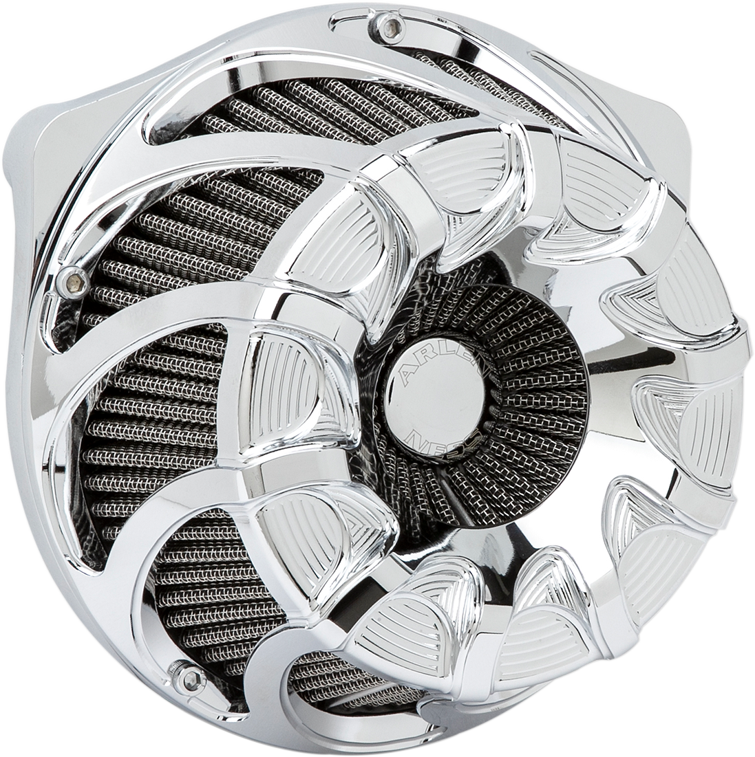 Inverted Series Air Cleaner Kit - Chrome