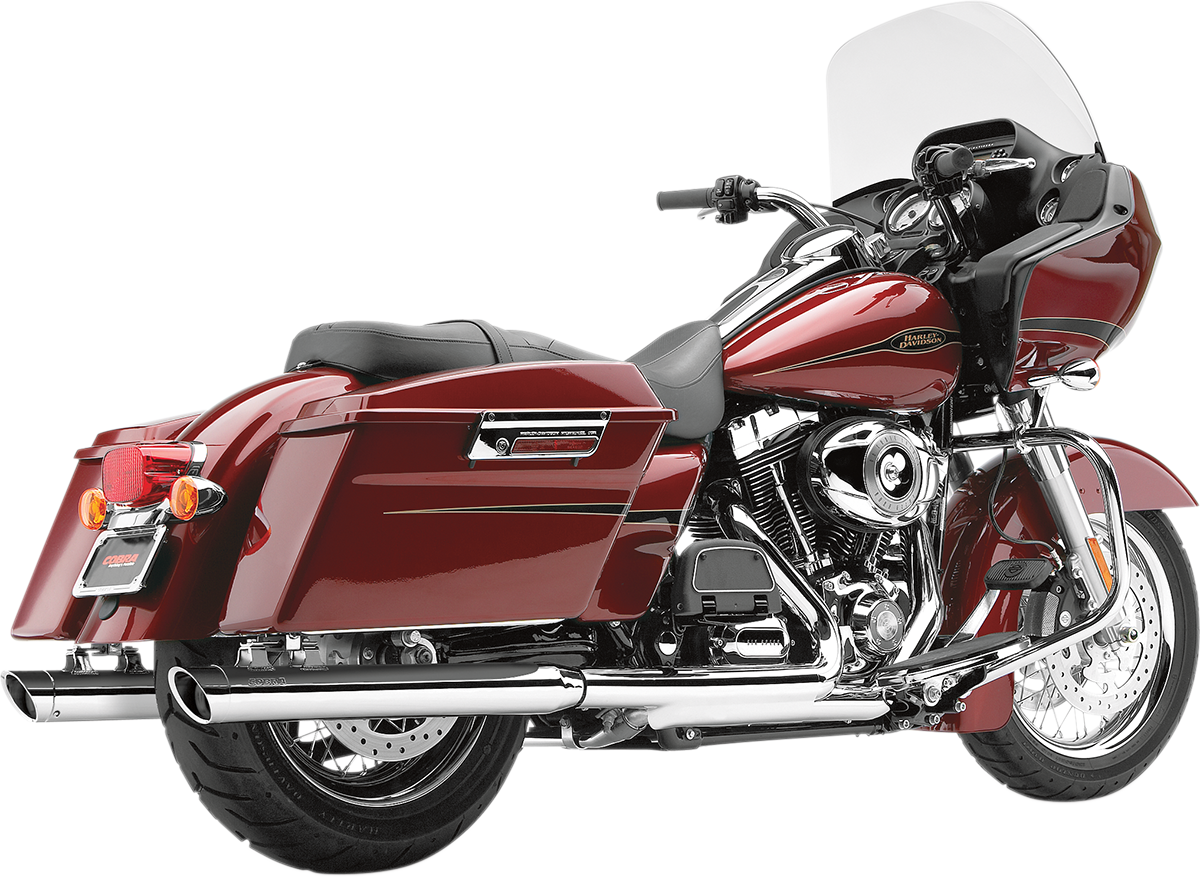 3" Slip-On Muffler - Chrome - '95-'16 FLT