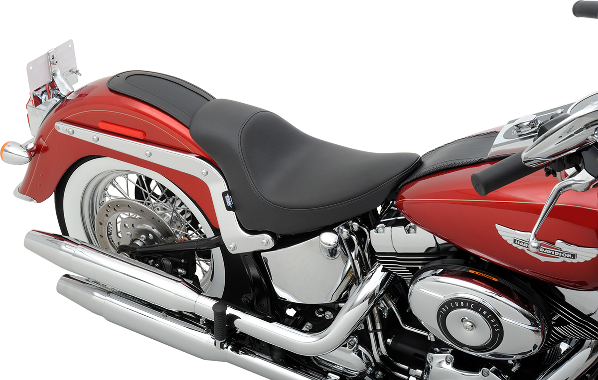 EZ-Solo Seat - Smooth - Solar-Reflective Leather - FLST '00-'17