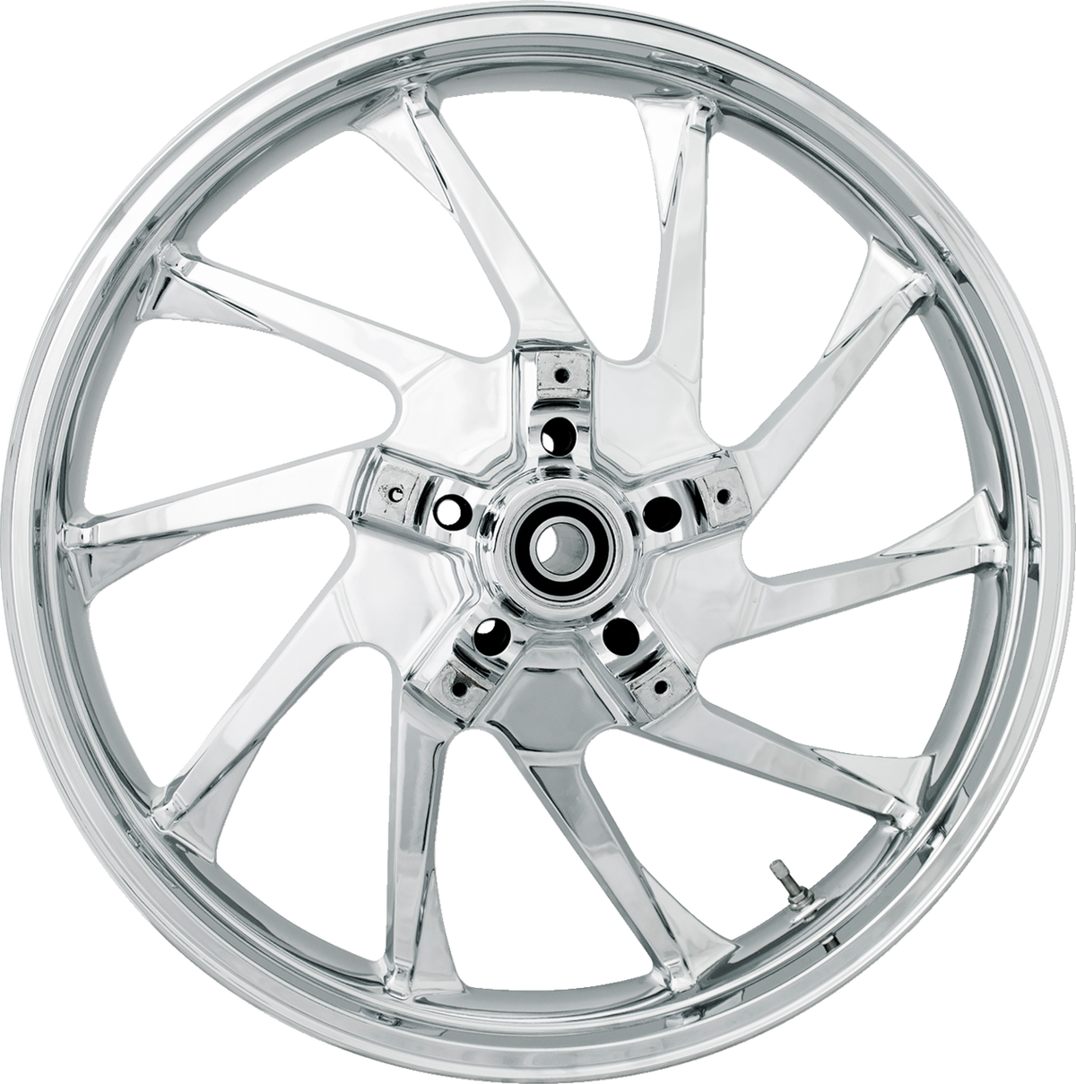 Wheel - Hurricane 3D - Front - Dual Disc/With ABS - Chrome - 21x3.5