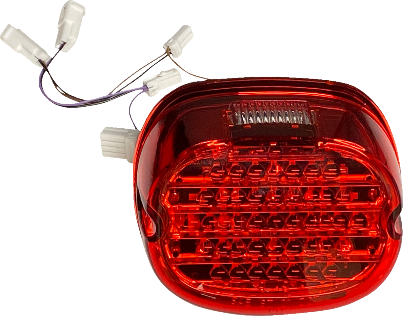 Taillight W/ Integrated Turn Signal - Top Window - Red Lens