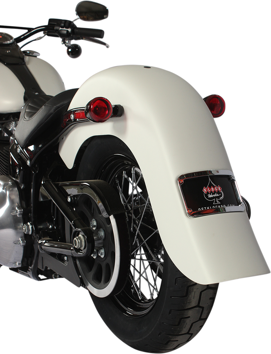 Benchmark Rear Fender - Frenched - HD Softail '18-'25
