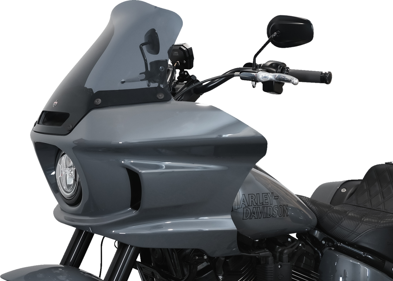 Flare® Windshield - 10" - Dark Smoke - FXLRST