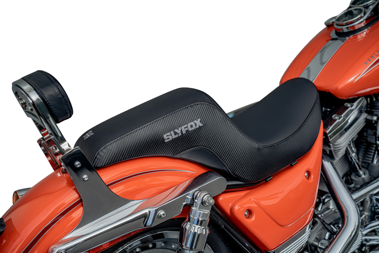 Drifter Seat - Gray Logo - Black Vinyl - Smooth - FXR '82-'00