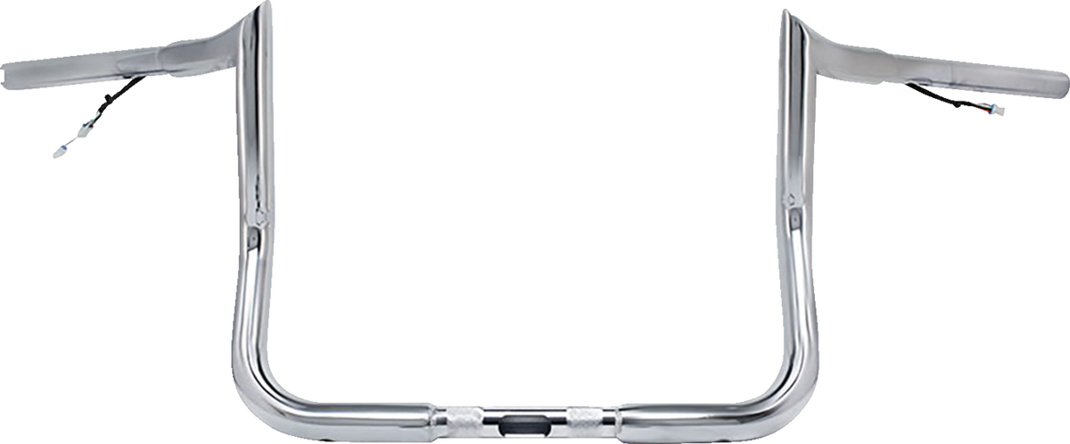 Pre-Wired Handlebar - Monkey Bar - 8" - Chrome