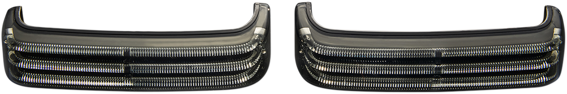 Saddlebag Lights - SS8 - Black/Smoke