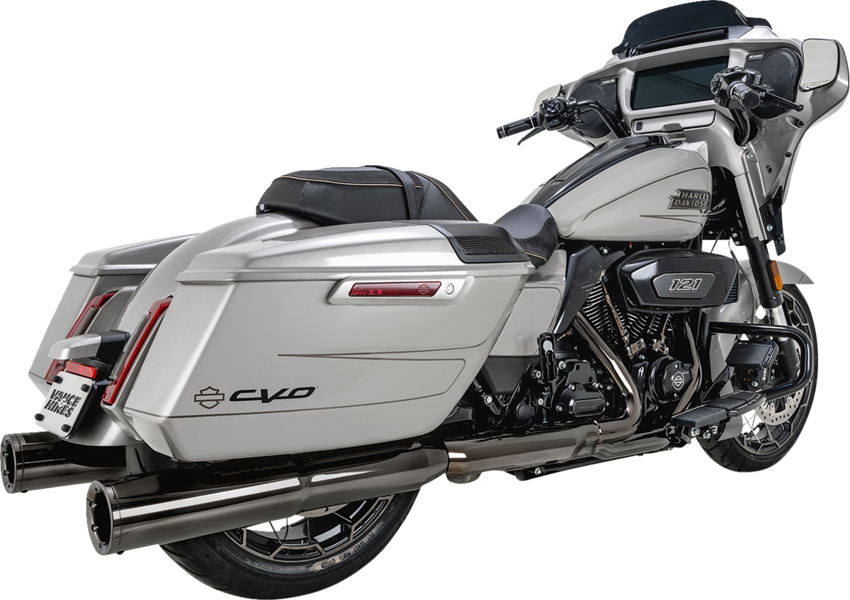 Hi-Output Slip-On Mufflers - Dark Chrome - 4-1/2"