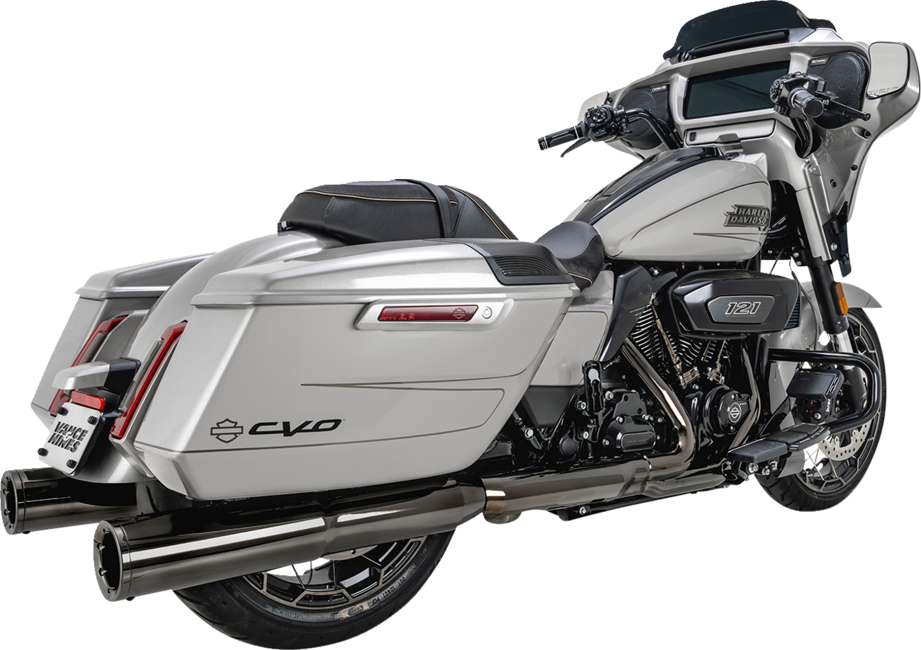 Hi-Output Slip-On Mufflers - Dark Chrome - 4-1/2"