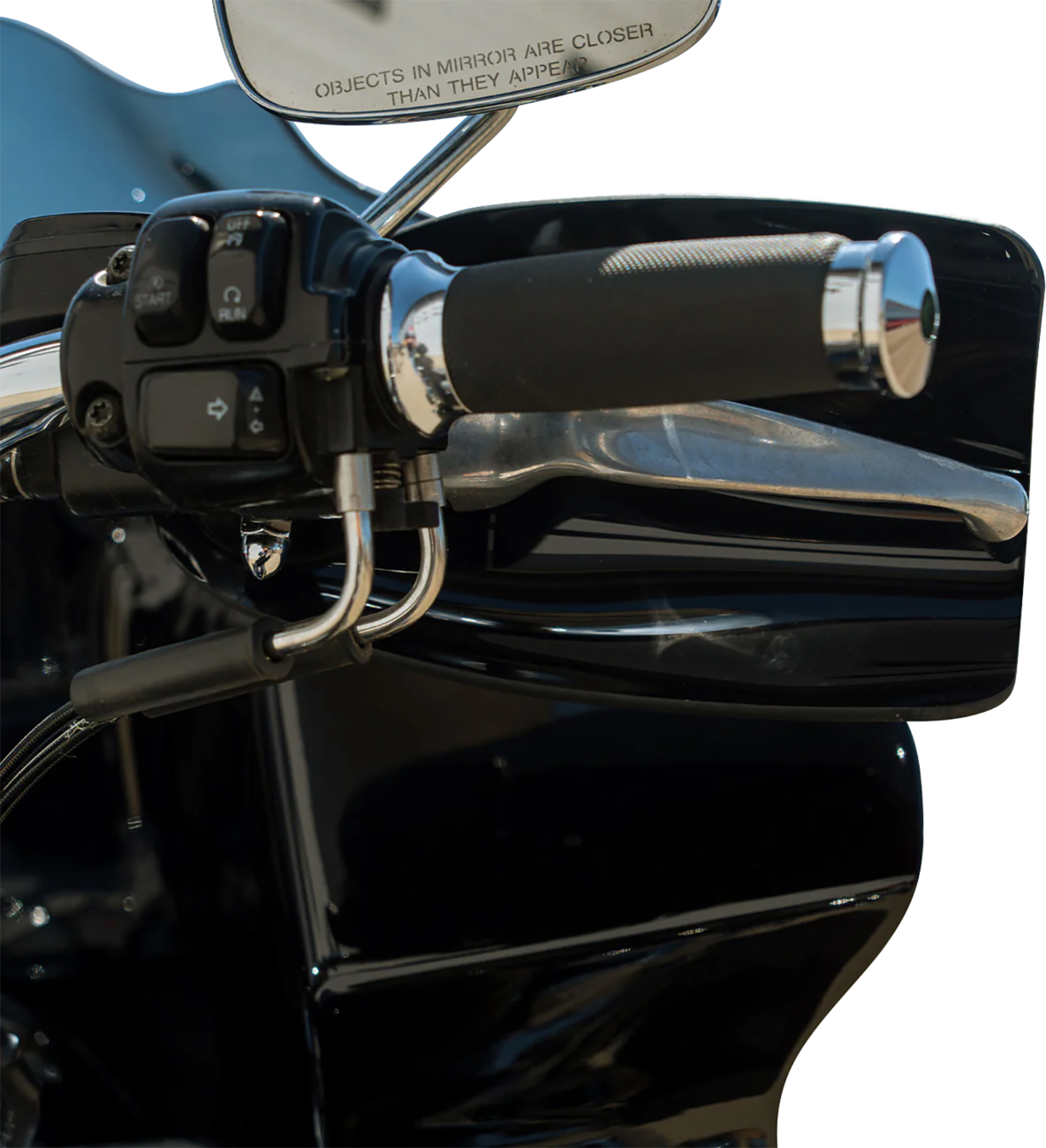 Flare® Handguards - Harley-Davidson Cable Clutch - Black