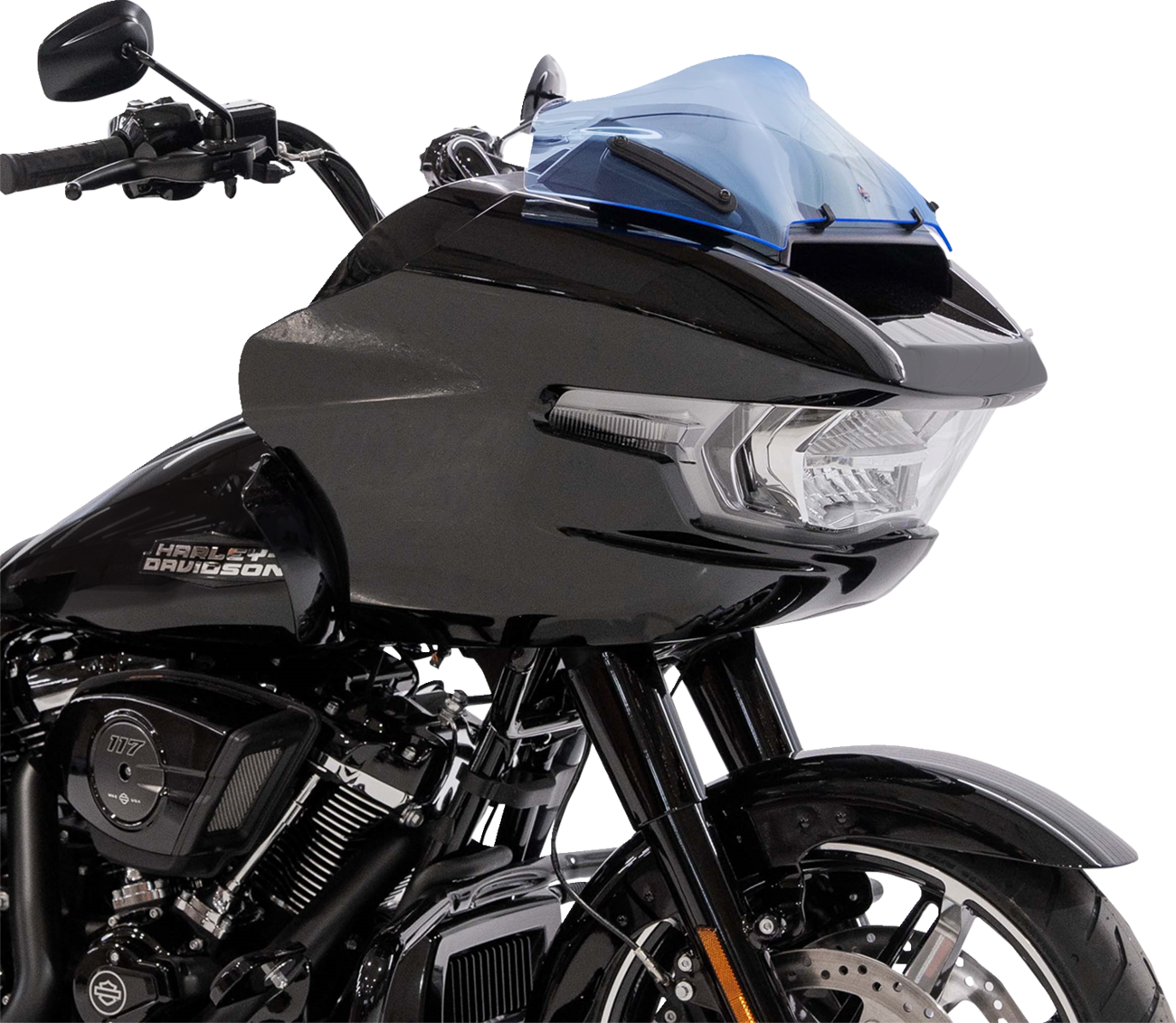 Ice Flare® Windshield - 8" - Blue Ice - '23-'25 FLTRX