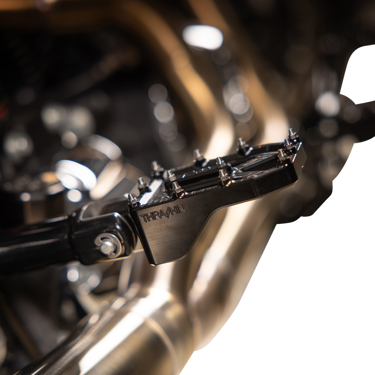 Aggressor Foot Pegs - Rear - Black - HD '72-'25