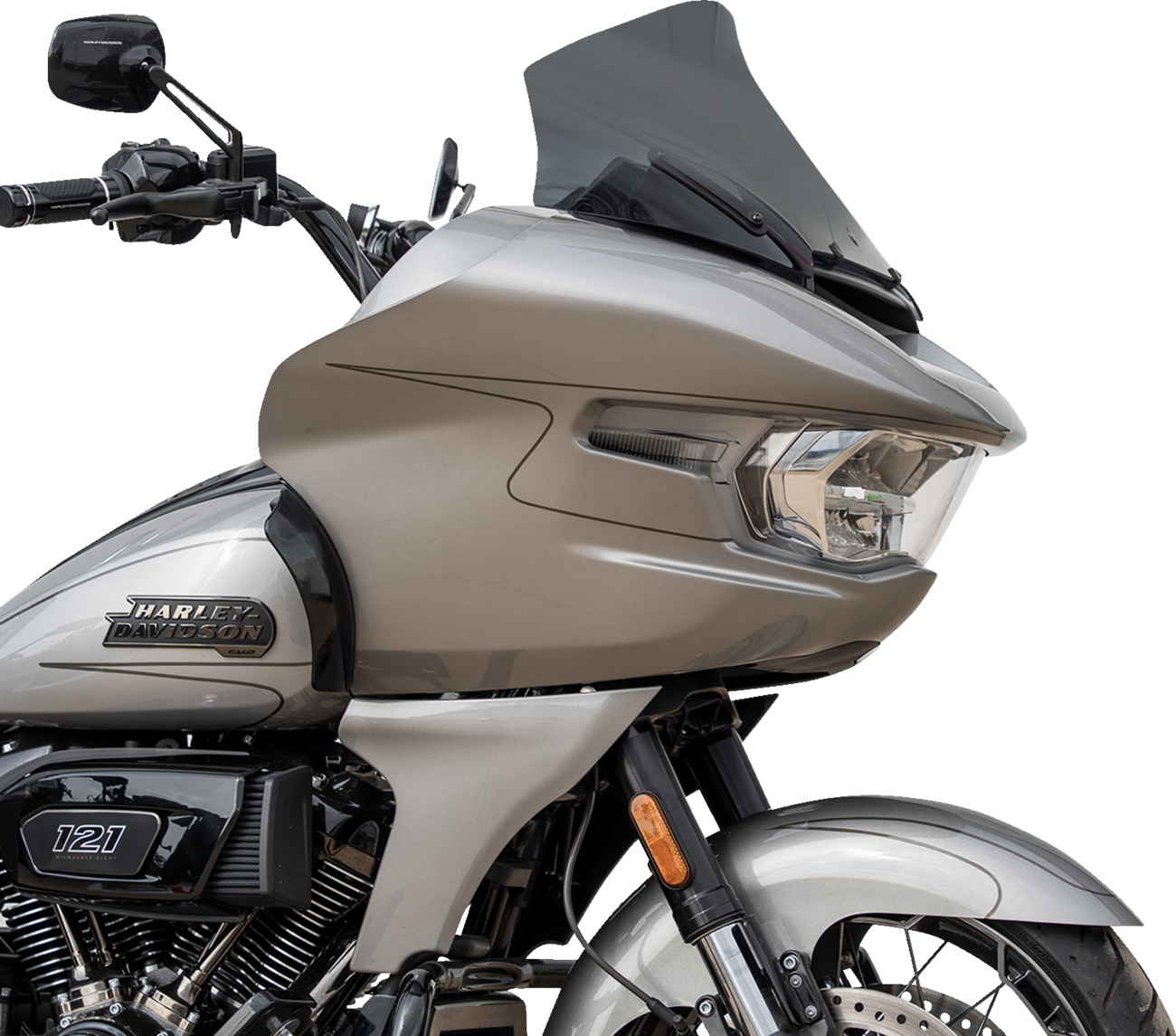 Pro-Touring Flare® Windshield - 12" - Dark Smoke - '23-'25 FLTRX