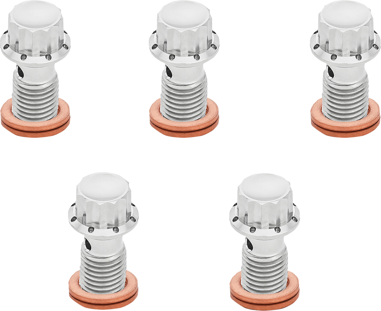 Banjo Bolt 5-Pack - M12x1.25 - Polished