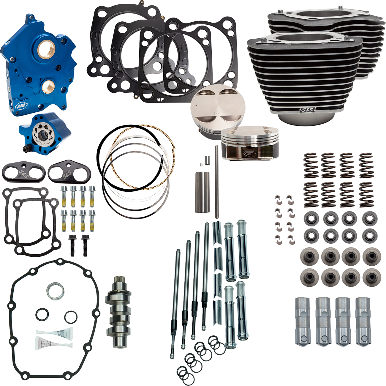 Power Pack - 4.500" Stroke - Water Cooled - Black W/Highlights - M8