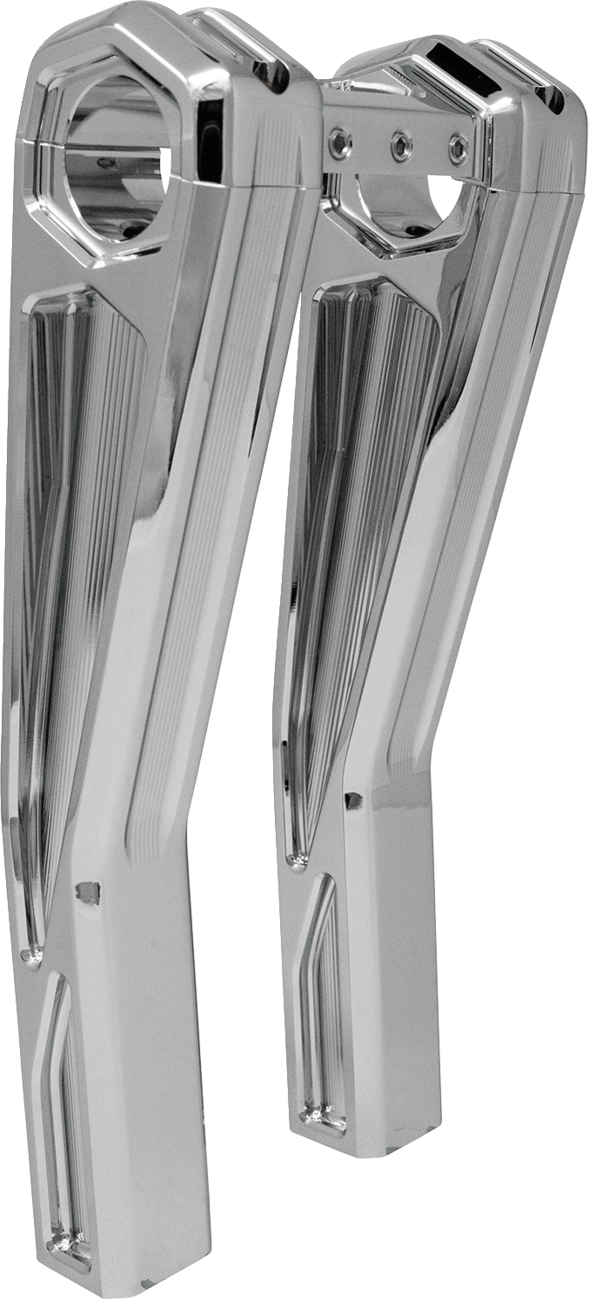 Ascent Pro Risers - Pullback - 10" - Chrome
