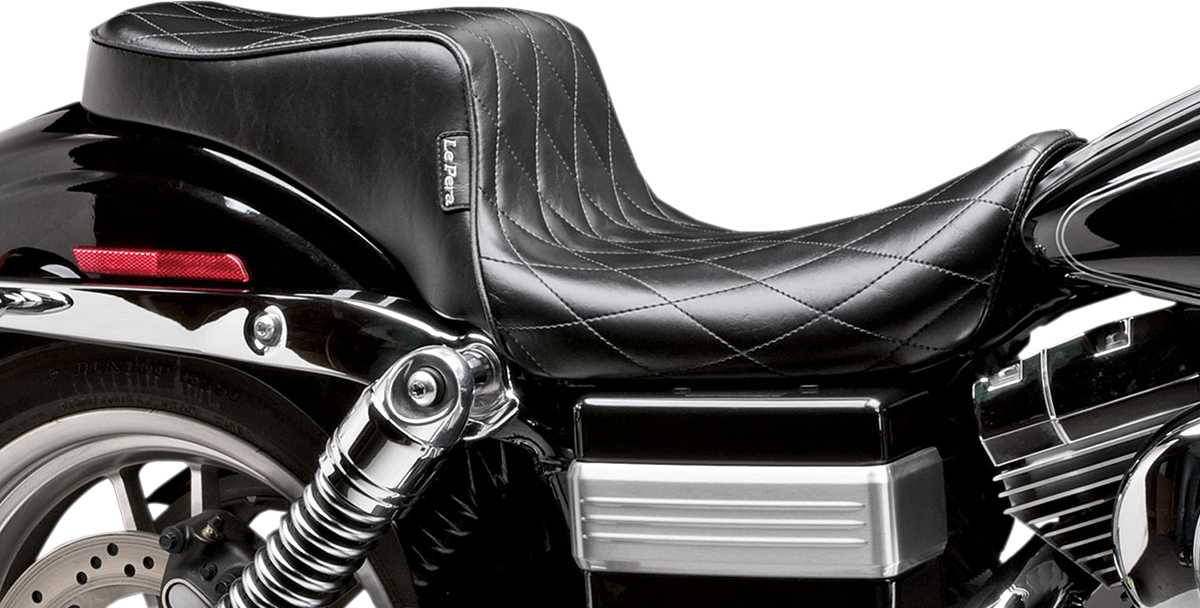 Cherokee Seat - Diamond Pleated - Black - FXDWG '96-'03