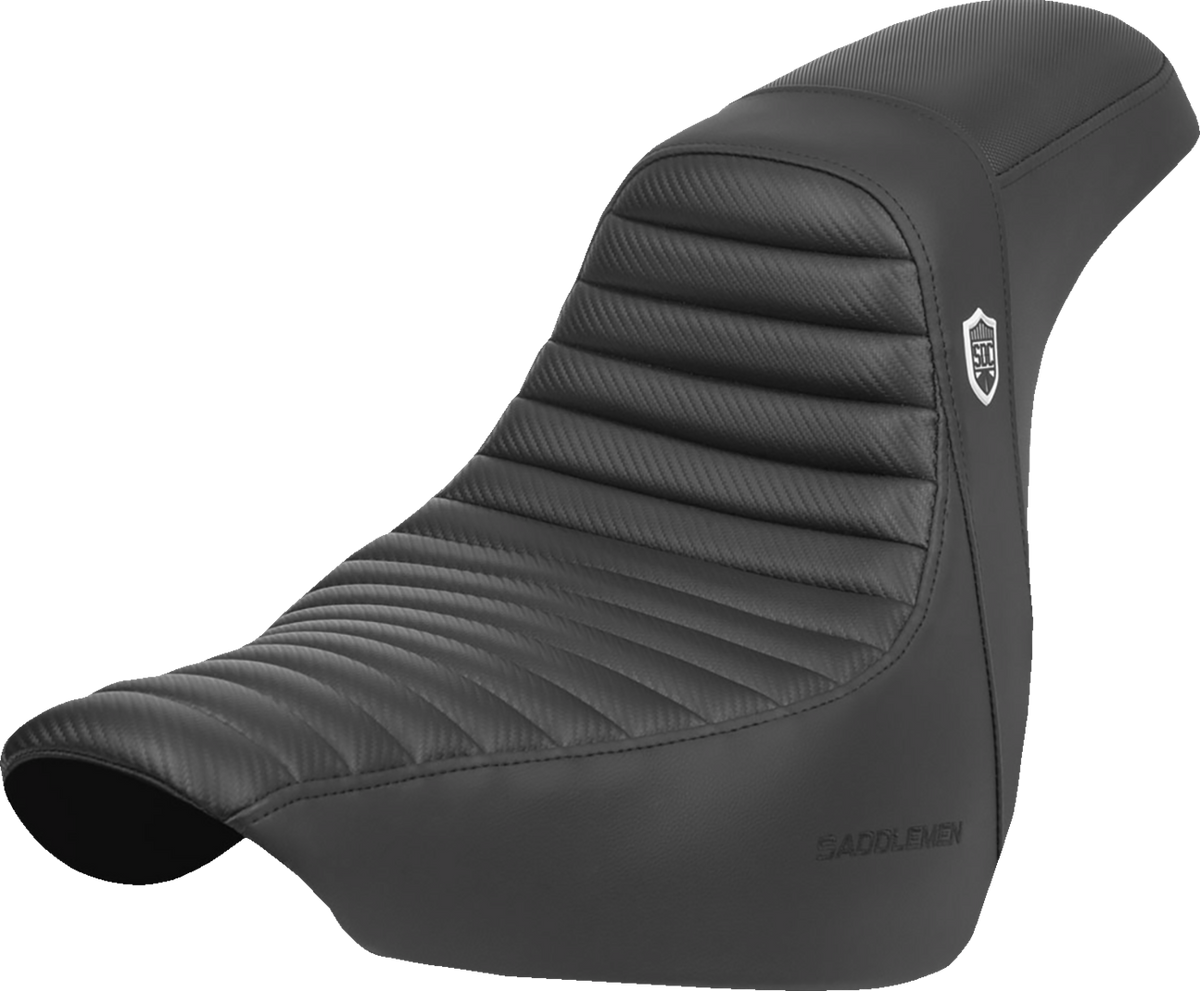 Pro Series SDC Performance Seat - W/O Backrest - Tuck-N-Roll/Carbon Fiber - Gripper - FL/FX '18-'24