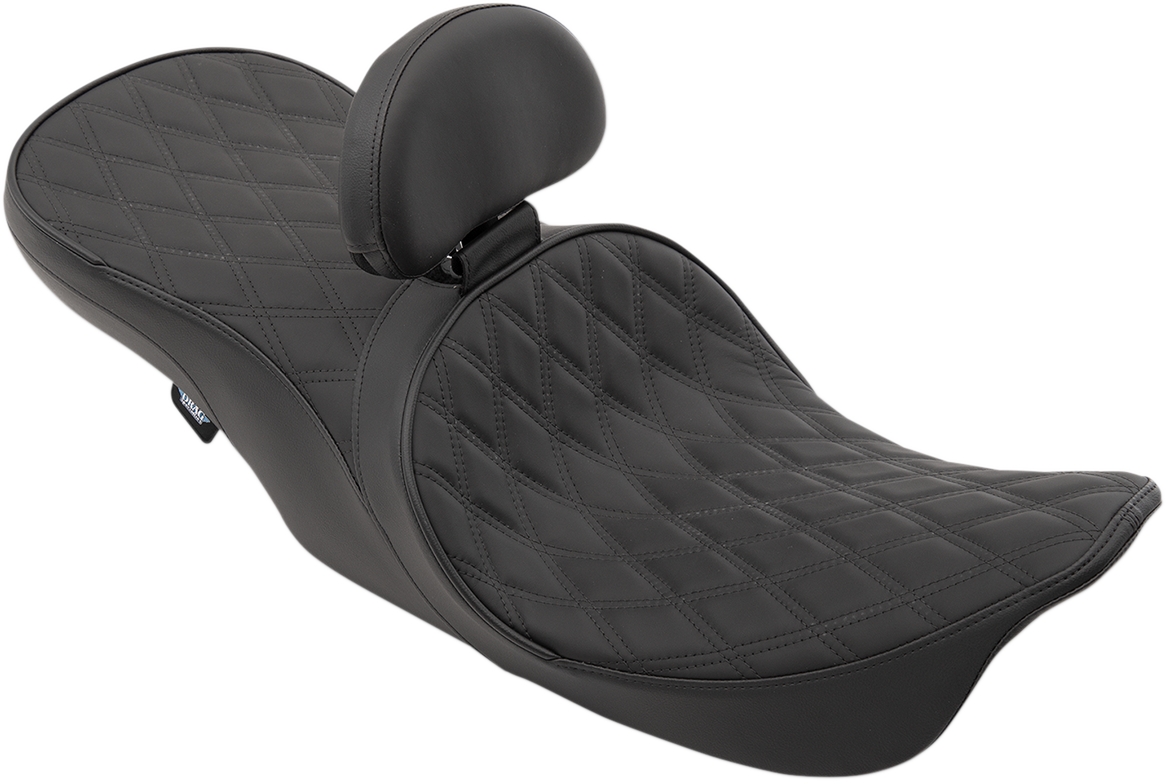 Low Forward Touring Seat - Double Diamond - FLHR/FLHX '97-'07