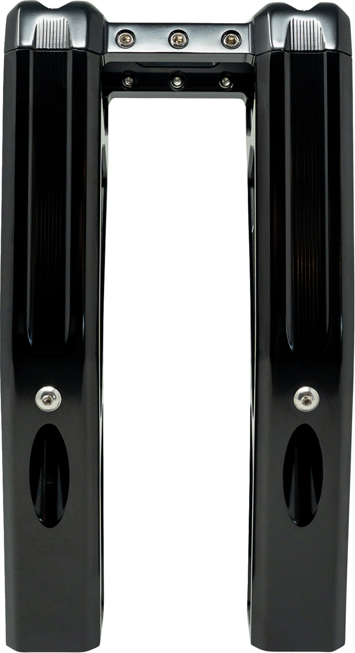 Ascent Pro Risers - Pullback - 8" - Gloss Black