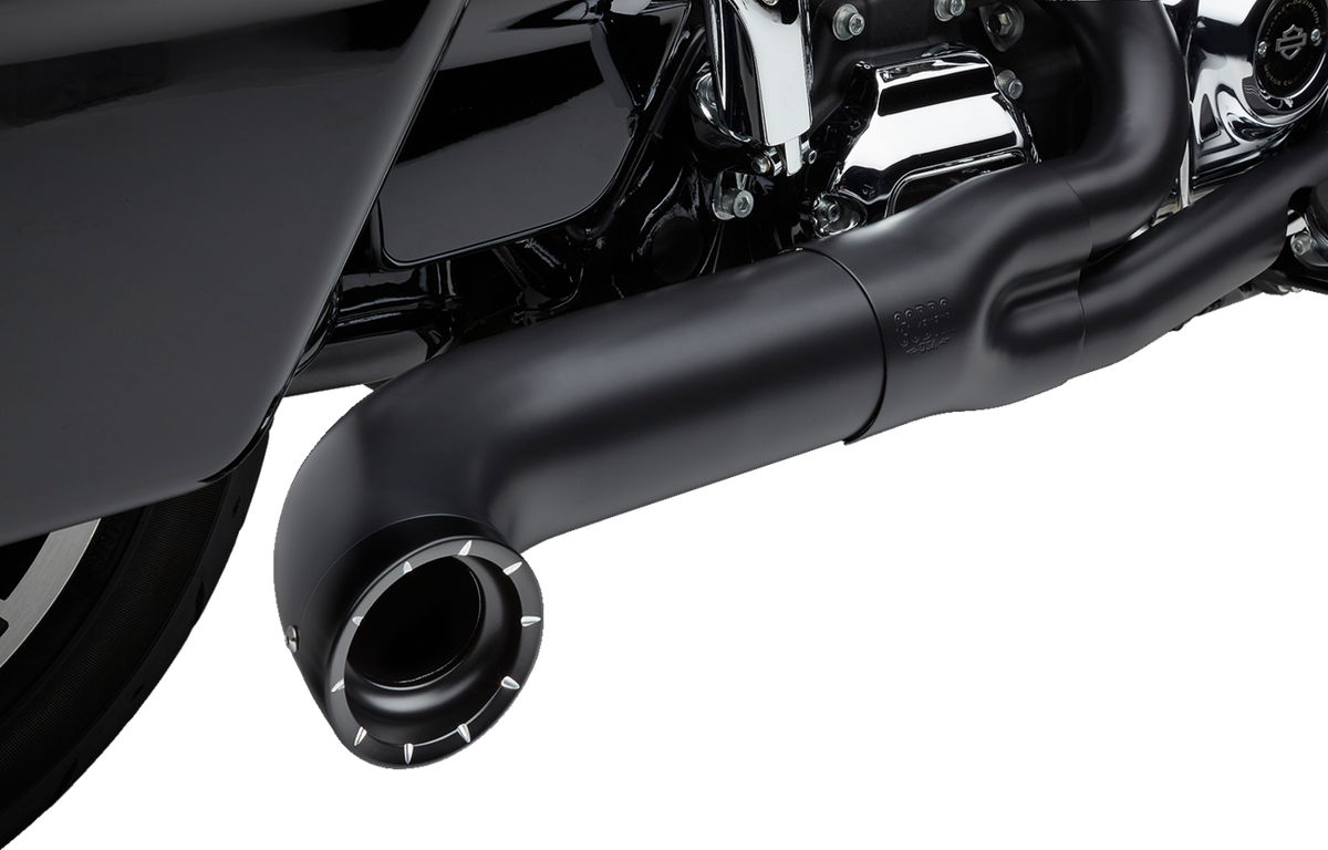 Turn Out 2-Into-1 Exhaust System - Black
