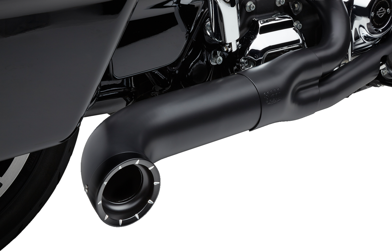 Turn Out 2-Into-1 Exhaust System - Black