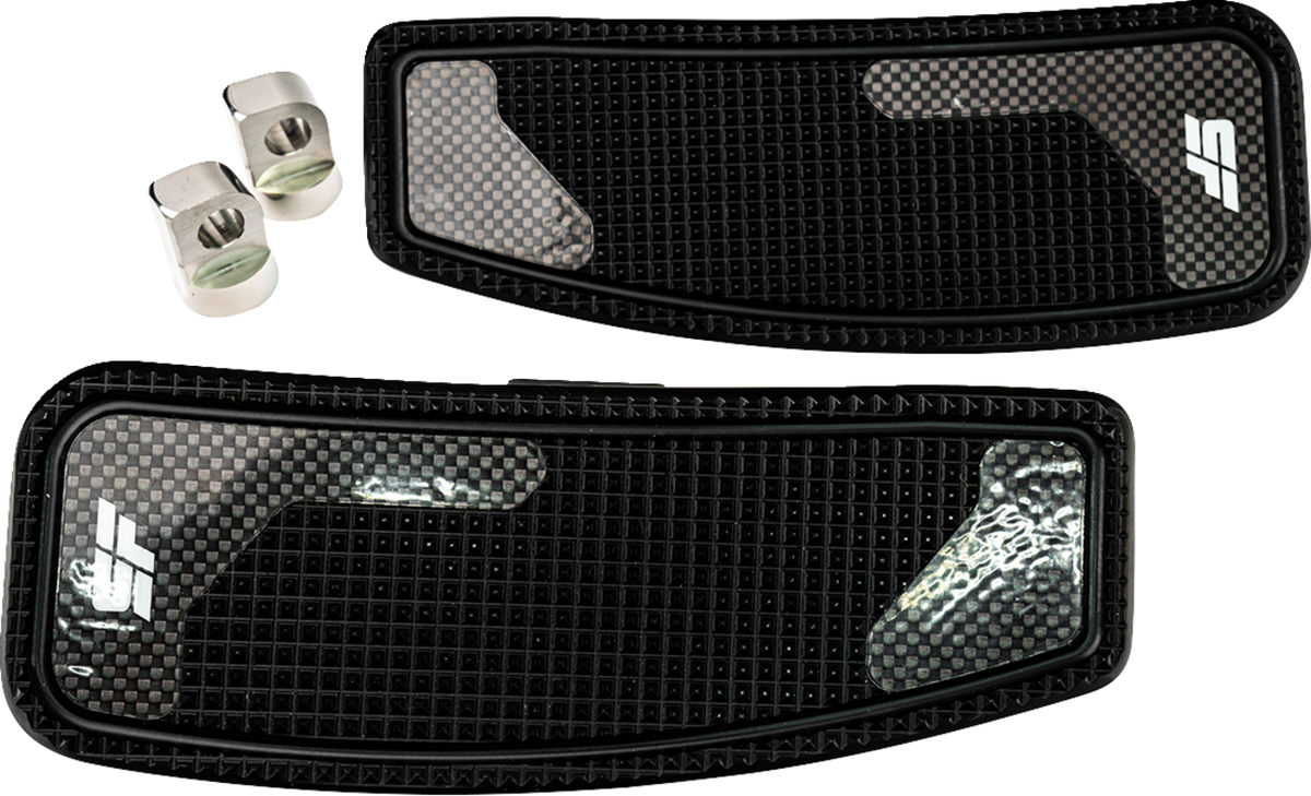 Mini Floorboards - Black Anodized - Male Mount