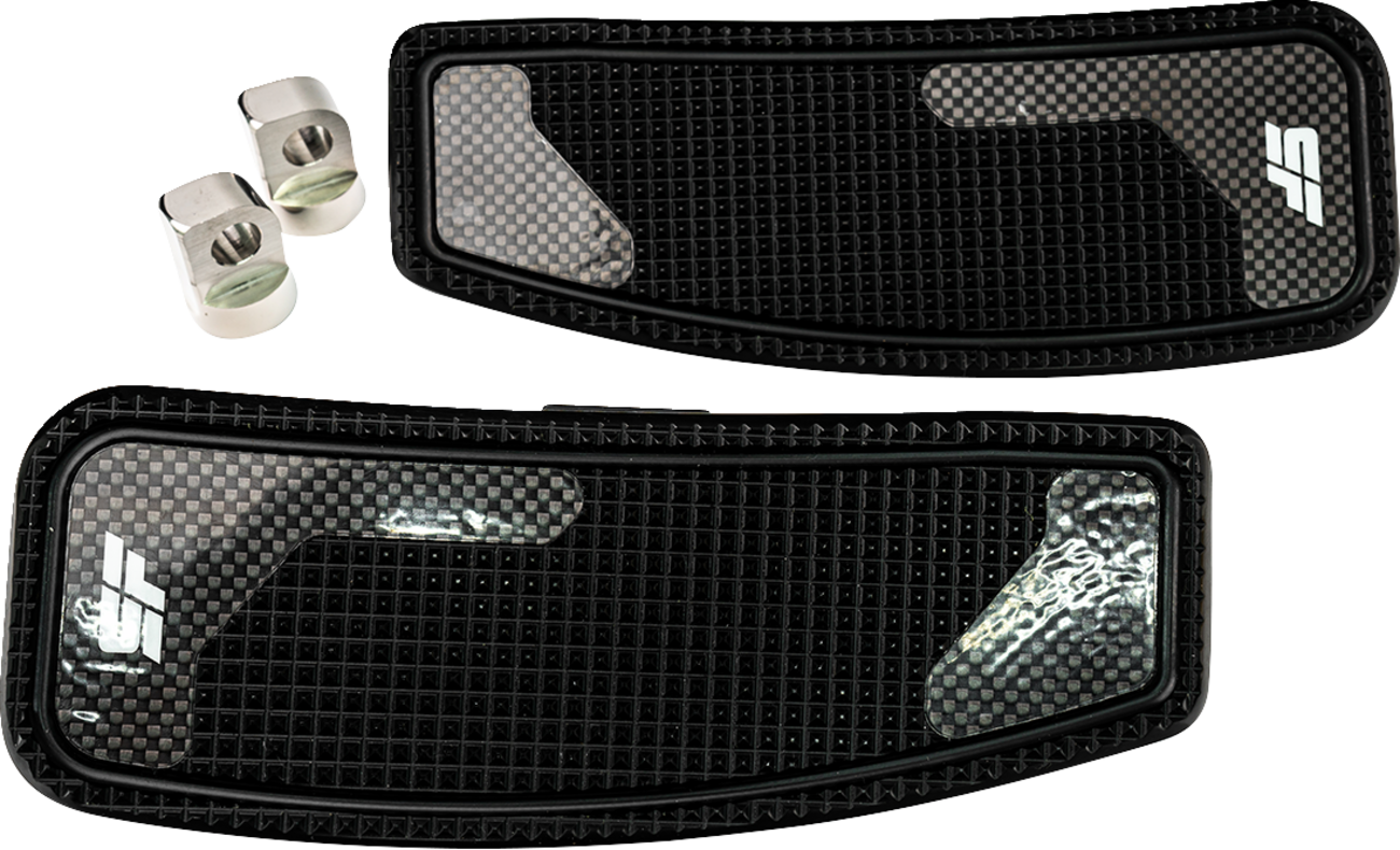 Mini Floorboards - Black Anodized - Male Mount