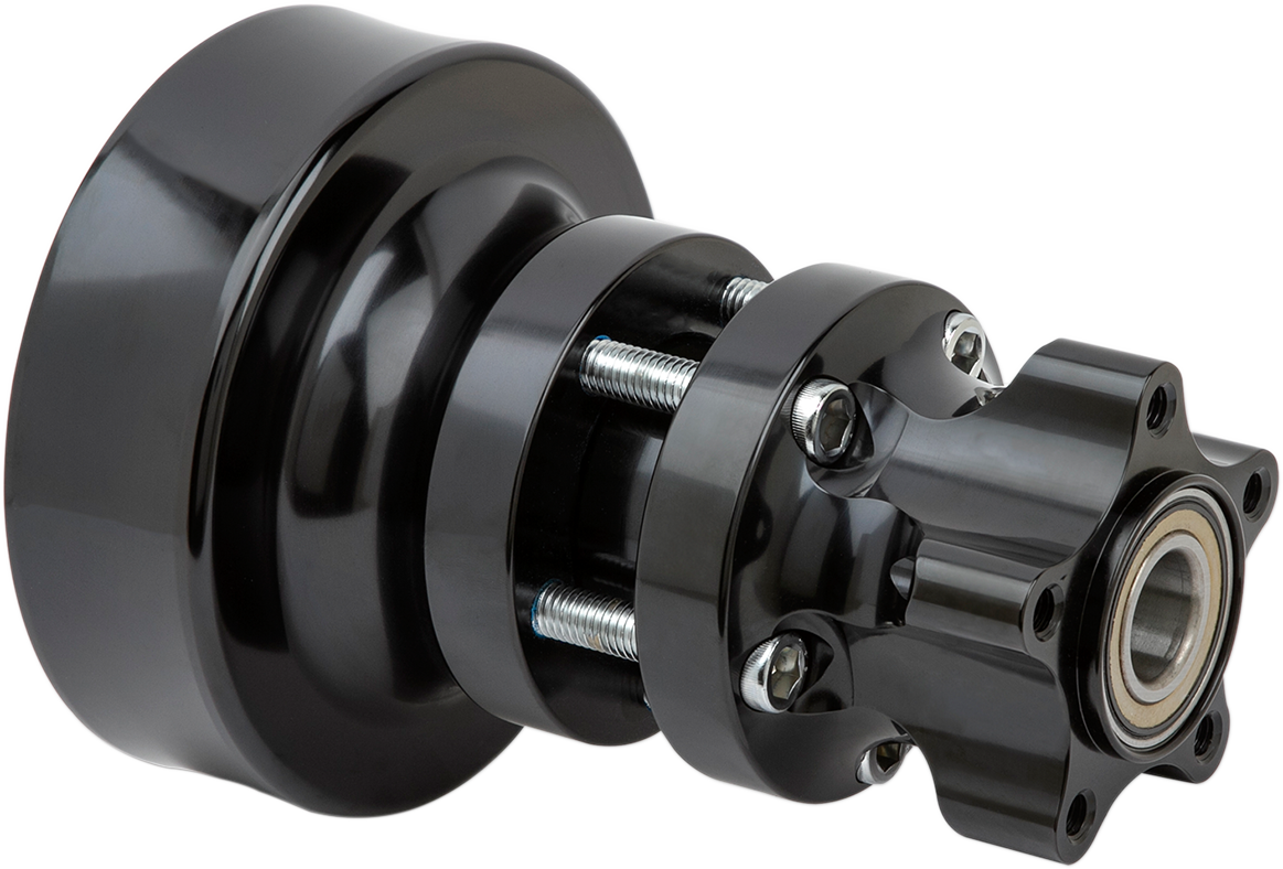 Hub - Cartridge - Rear/Single Disc - Black - '09-'25 Touring/Trike